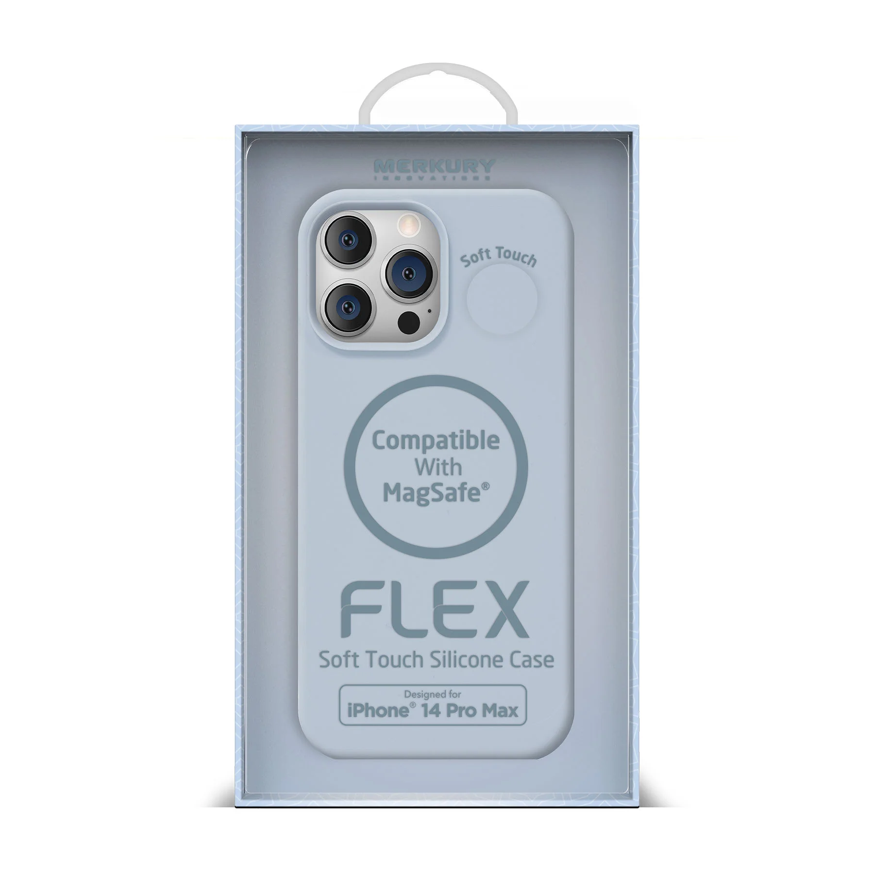 FLEX Silicone Case- 14 Pro Max -Sky Blue - Image 3