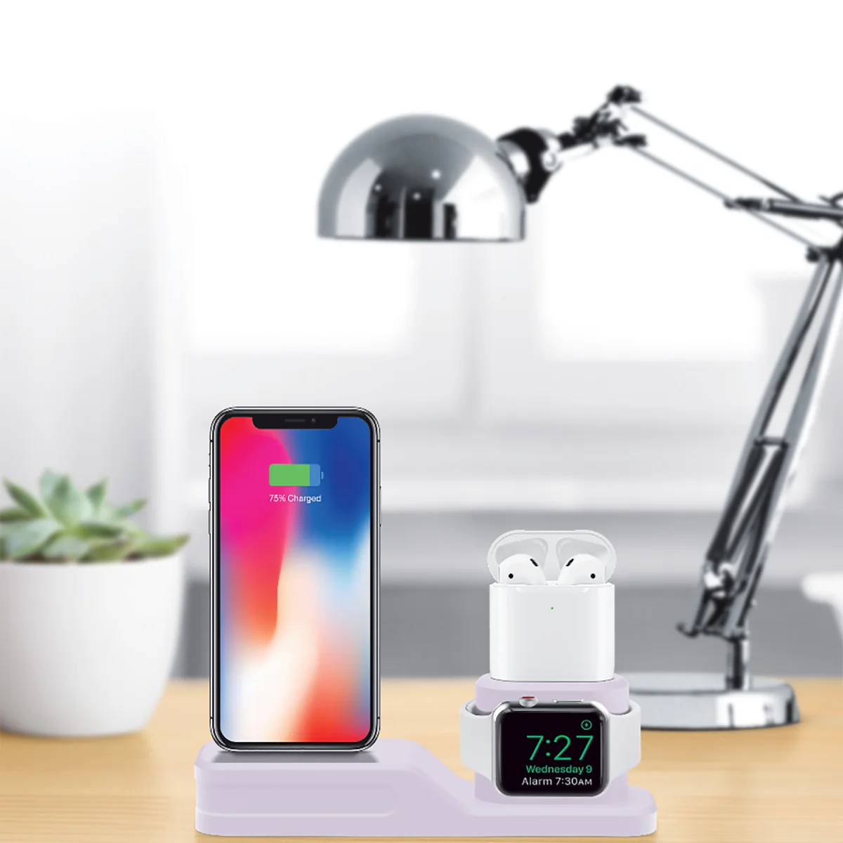 3-in-1 Device Stand Desktop Charging Station - Image 4