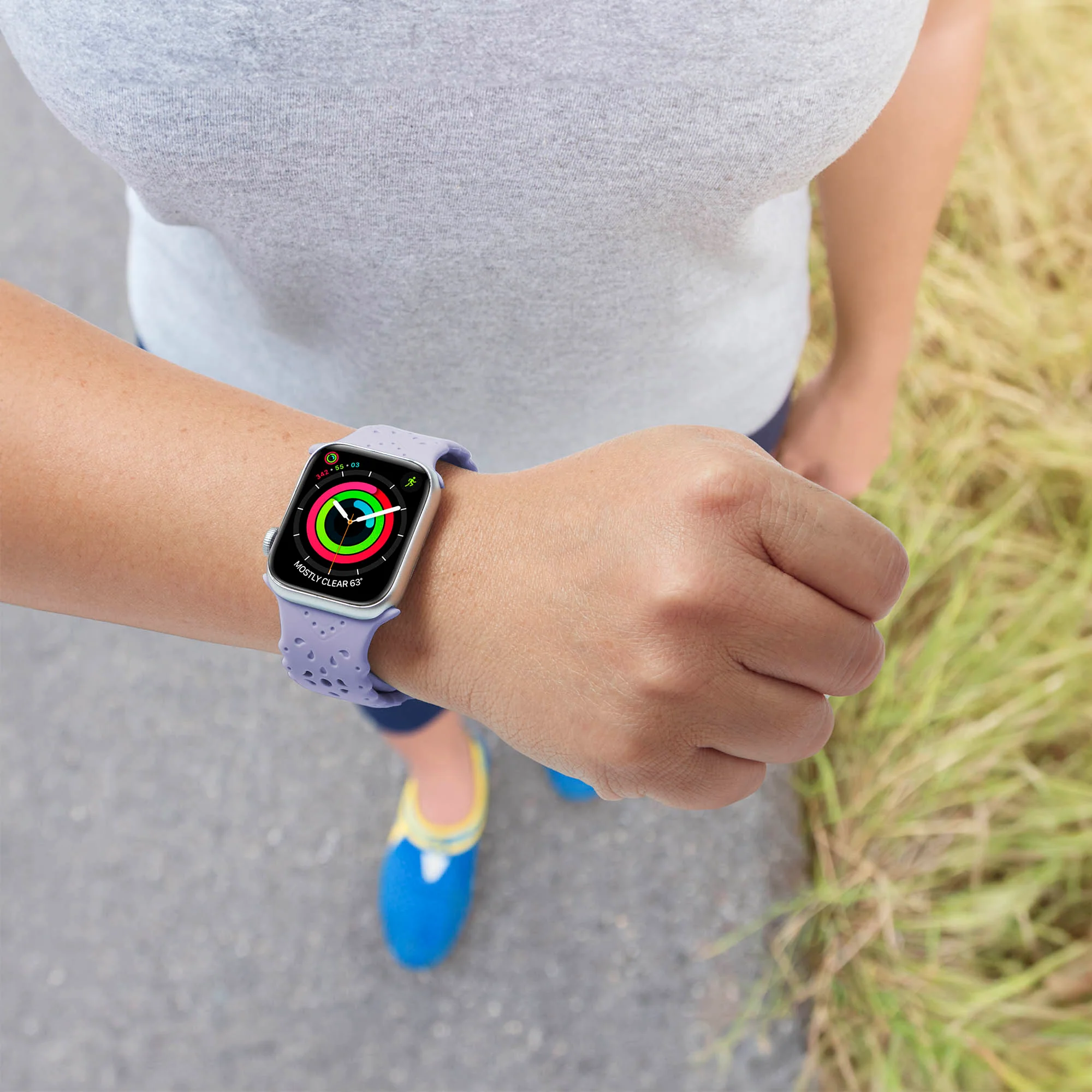 Apple Watch Band - Perforated Silicone - Image 2