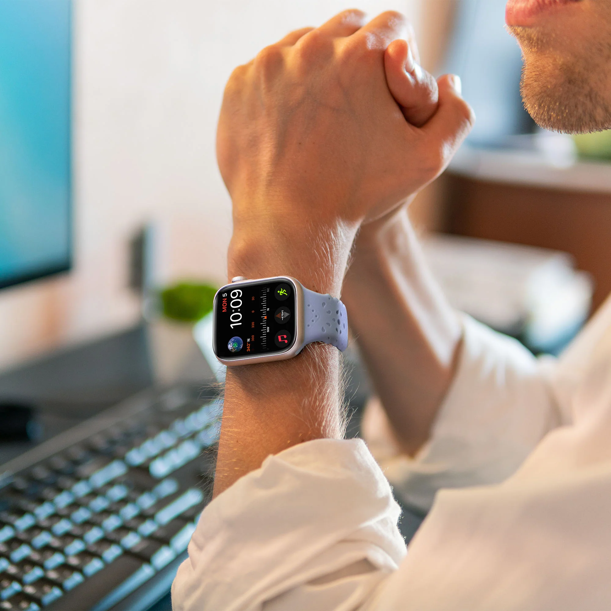 Apple Watch Band - Perforated Silicone - Image 3