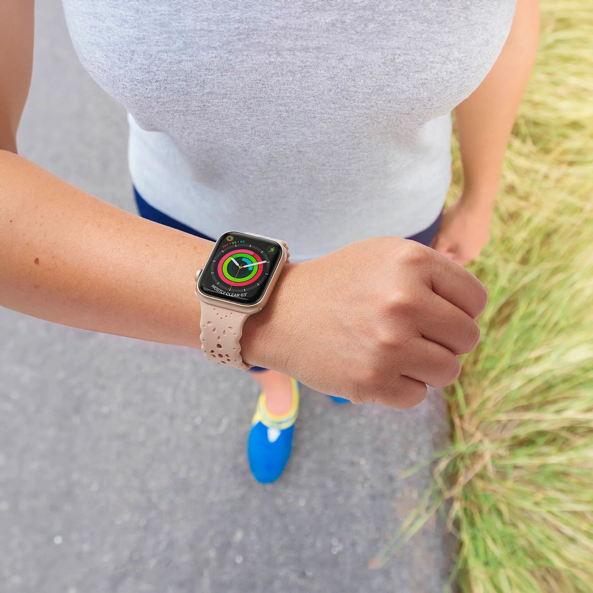 Apple Watch Band - Perforated Silicone - Image 2