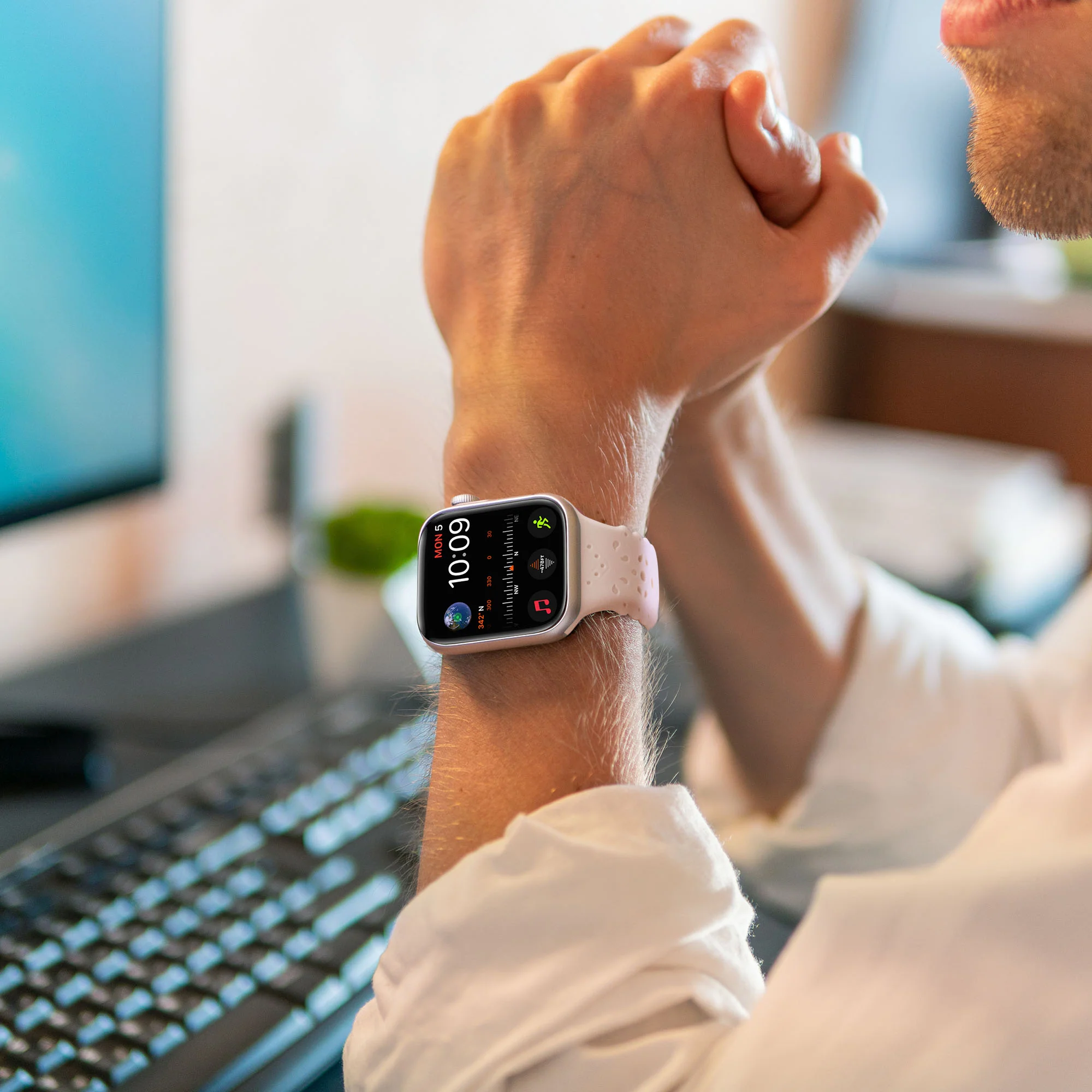 Apple Watch Band - Perforated Silicone - Image 3