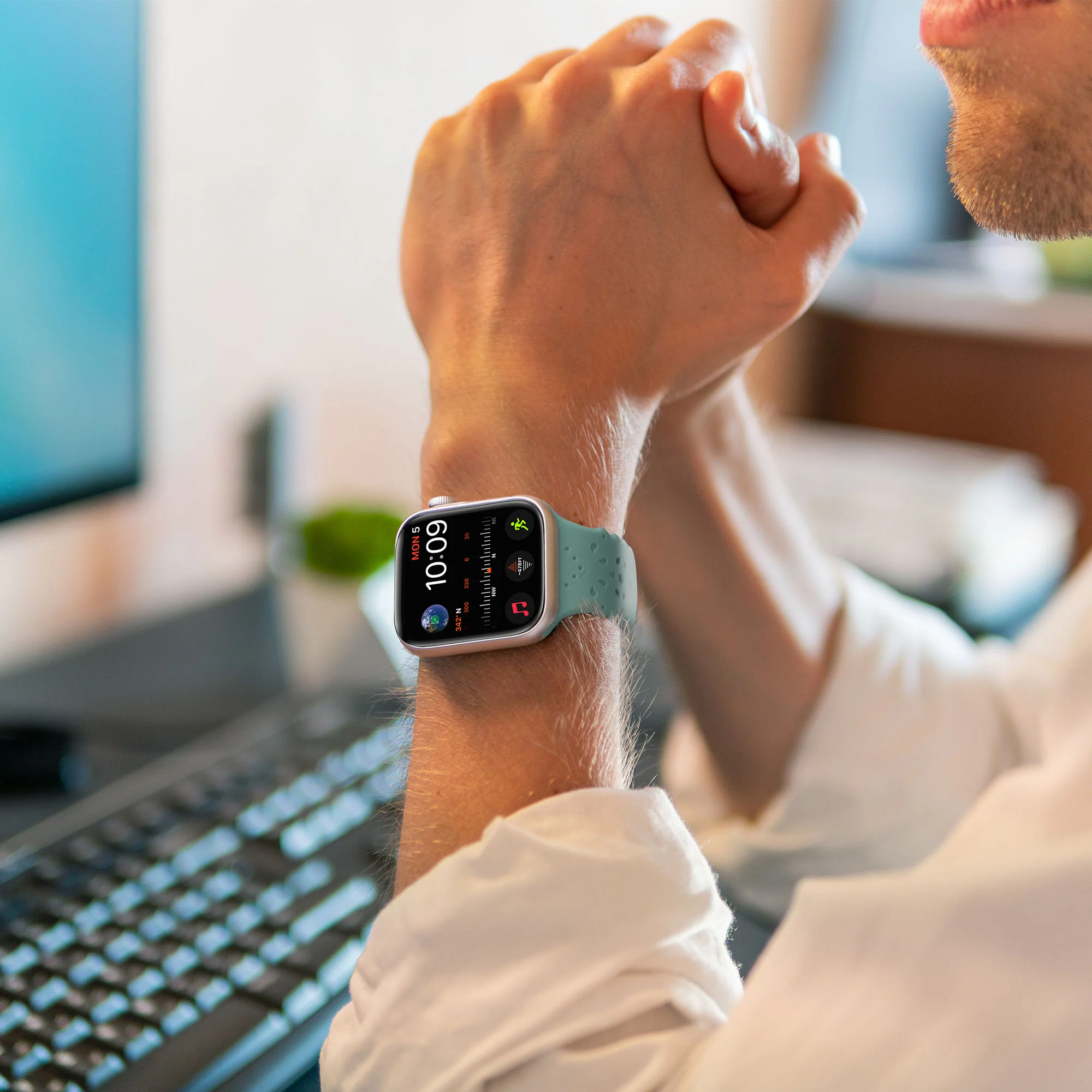 Apple Watch Band - Perforated Silicone - Image 3