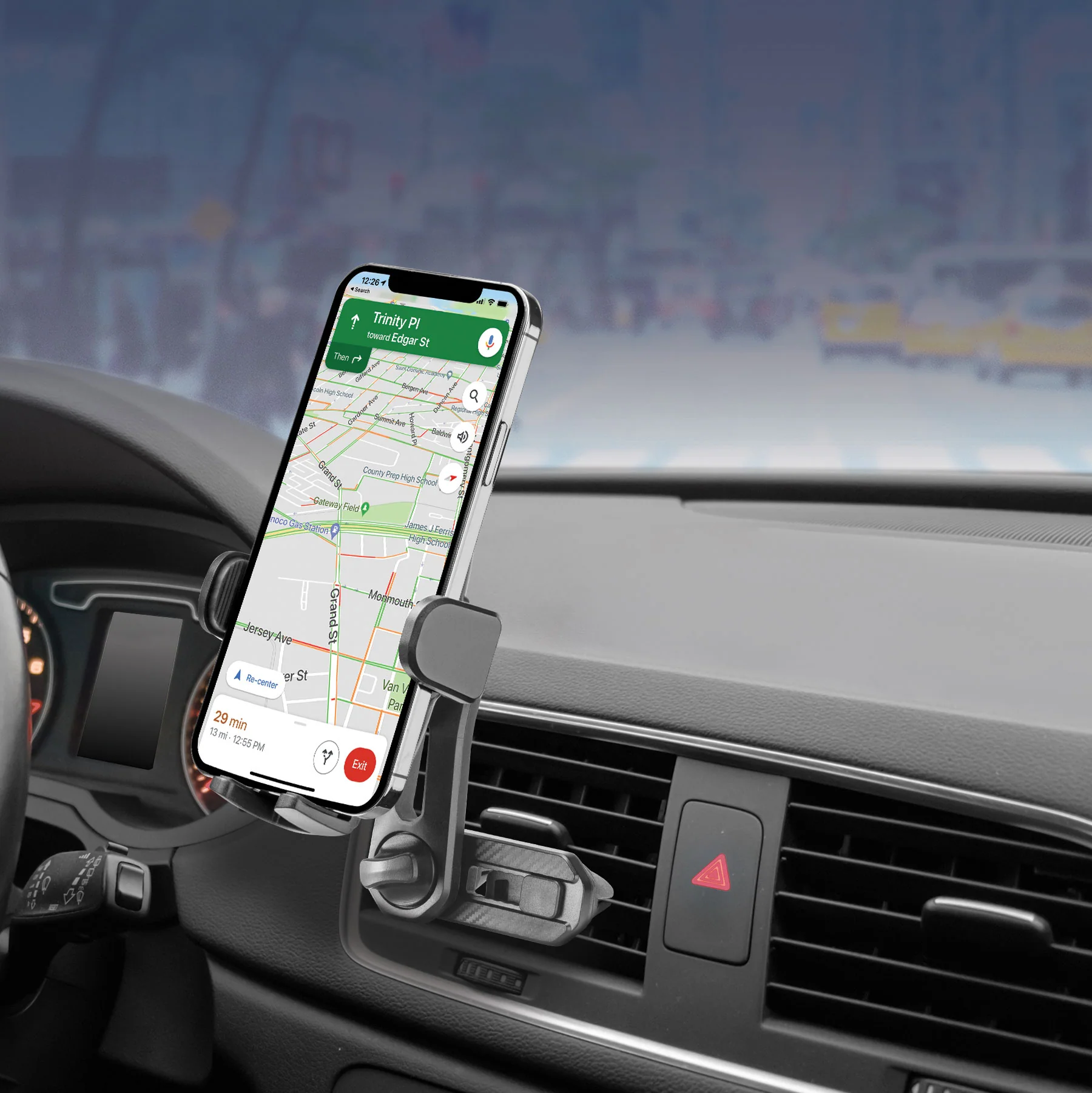 Phone Cradle Car Mount - Dual Vent - Image 3