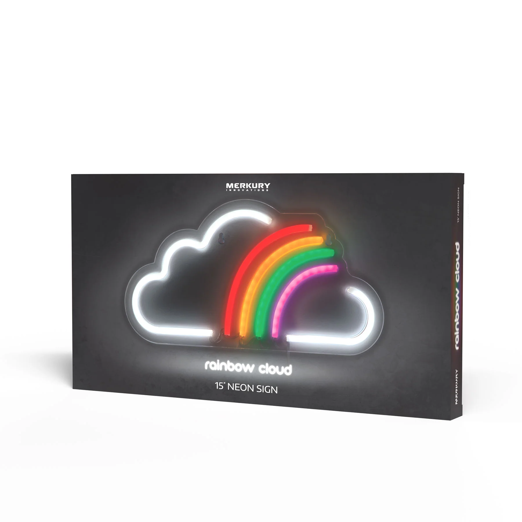Rainbow Cloud Neon Sign - Image 4