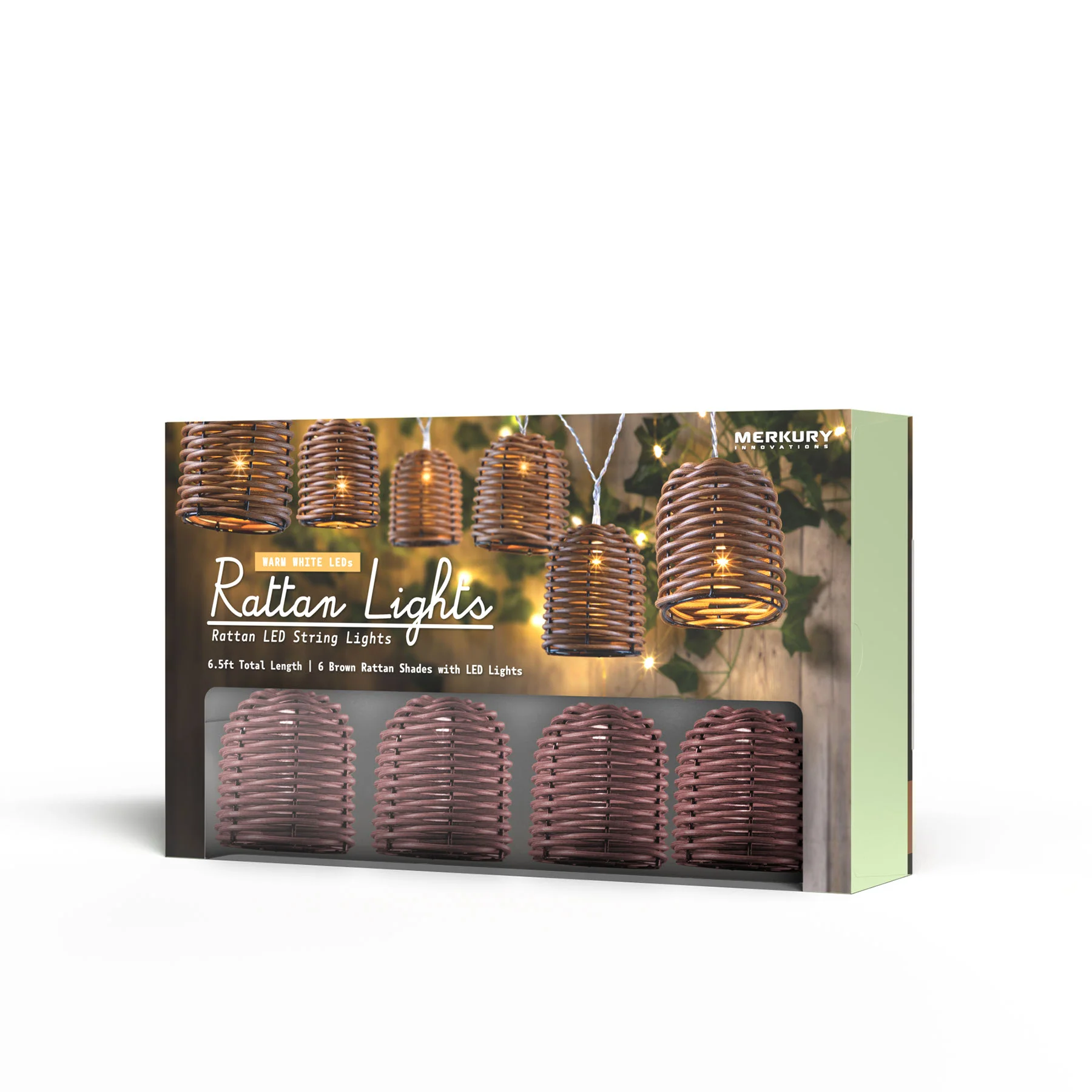 Rattan LED String Lights - Image 4