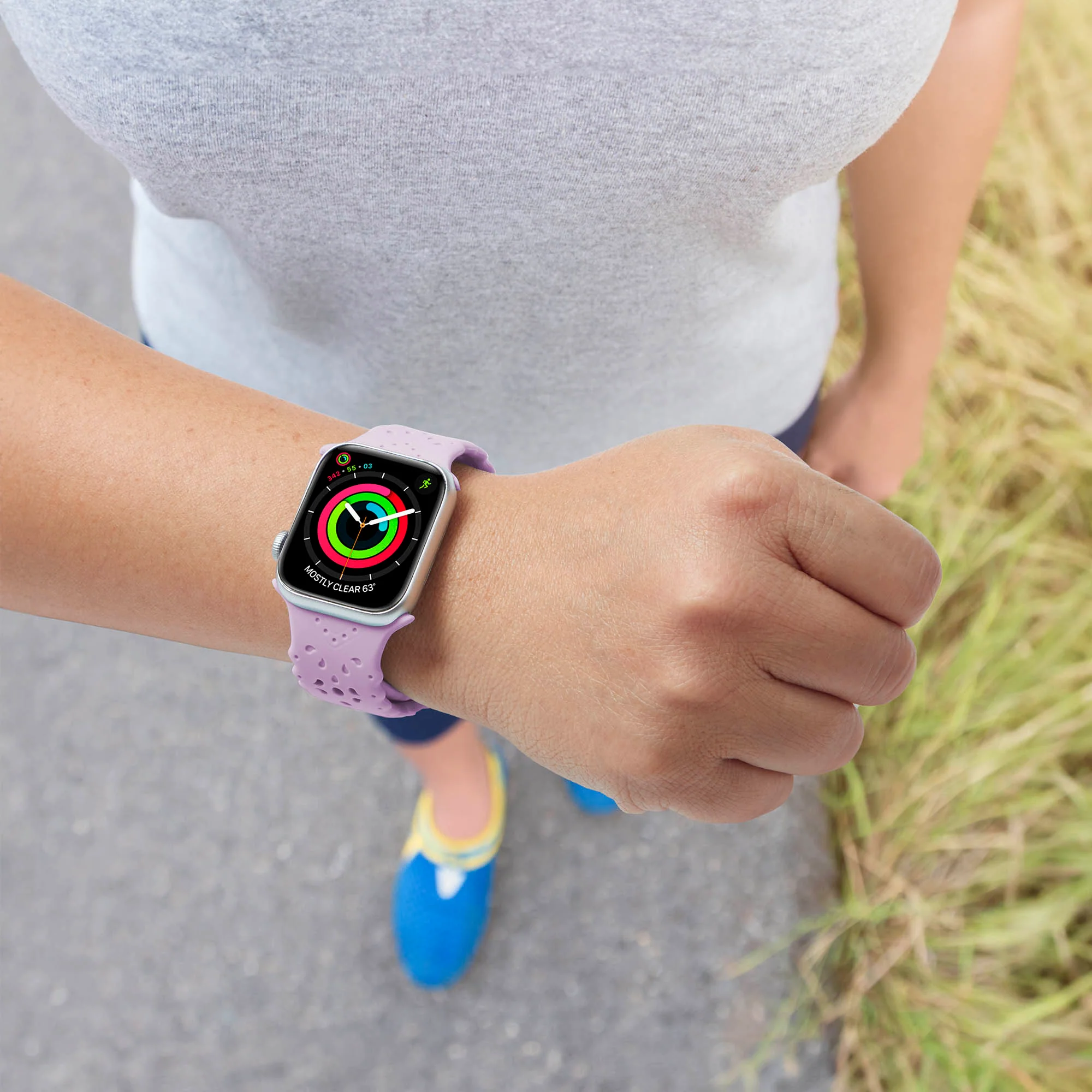 Apple Watch Band - Perforated Silicone - Image 2