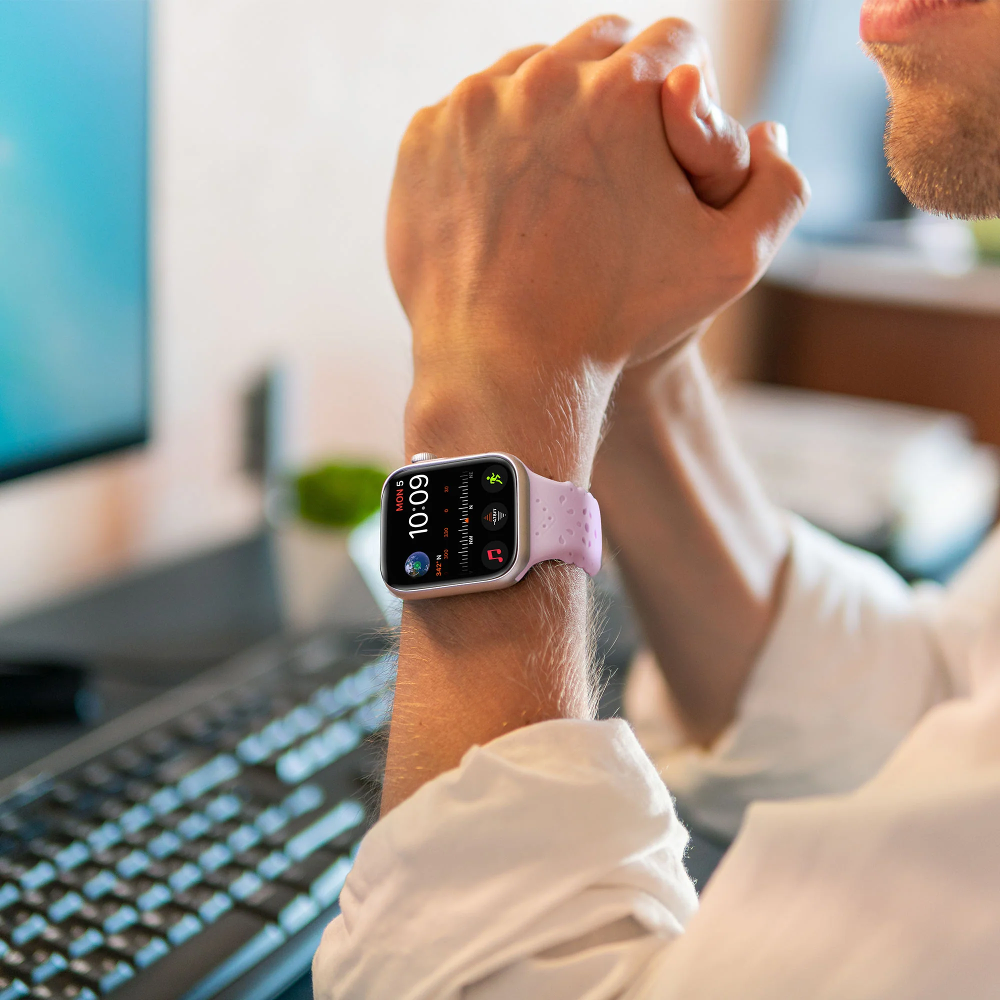 Apple Watch Band - Perforated Silicone - Image 3