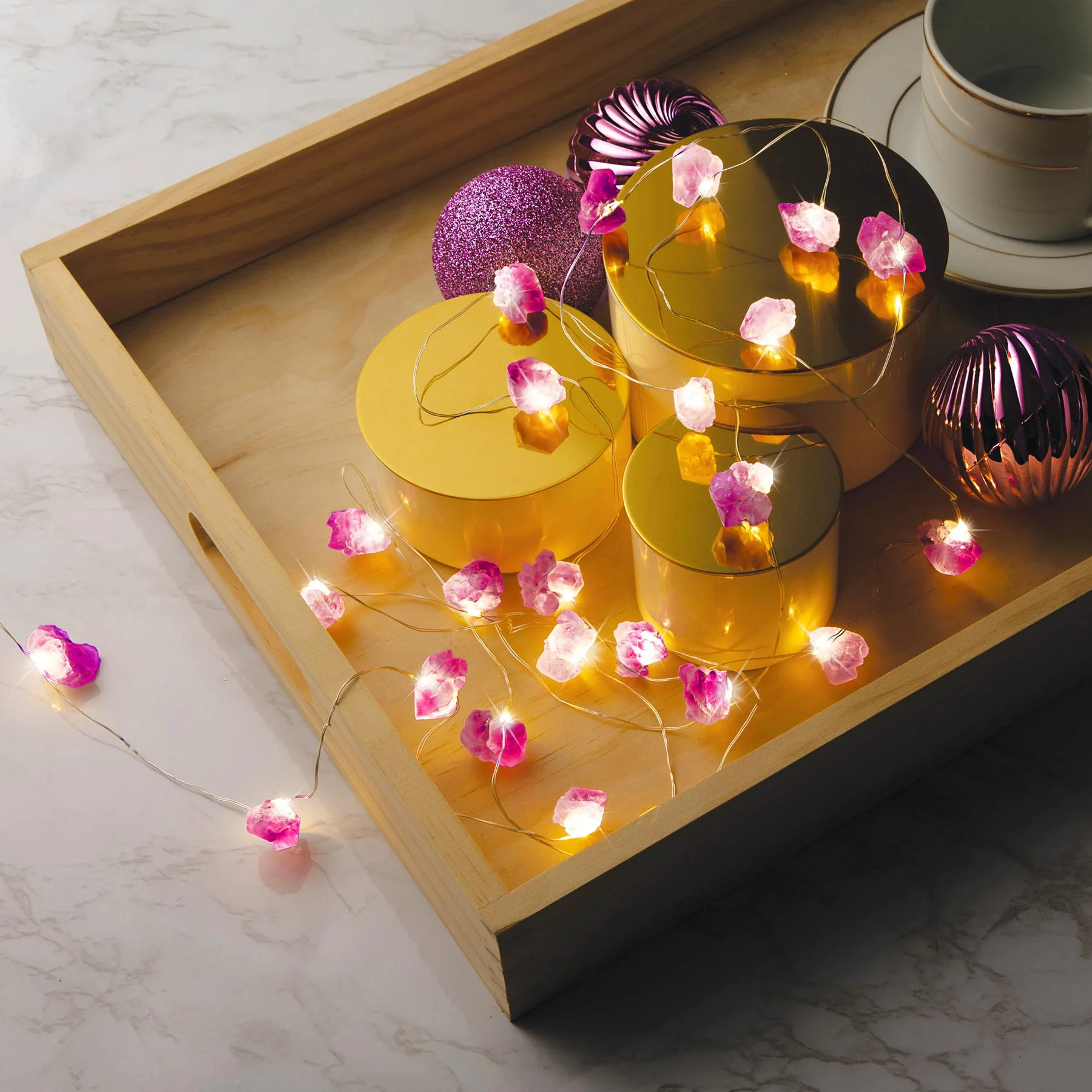 Amethyst Crystal String Lights - Image 2