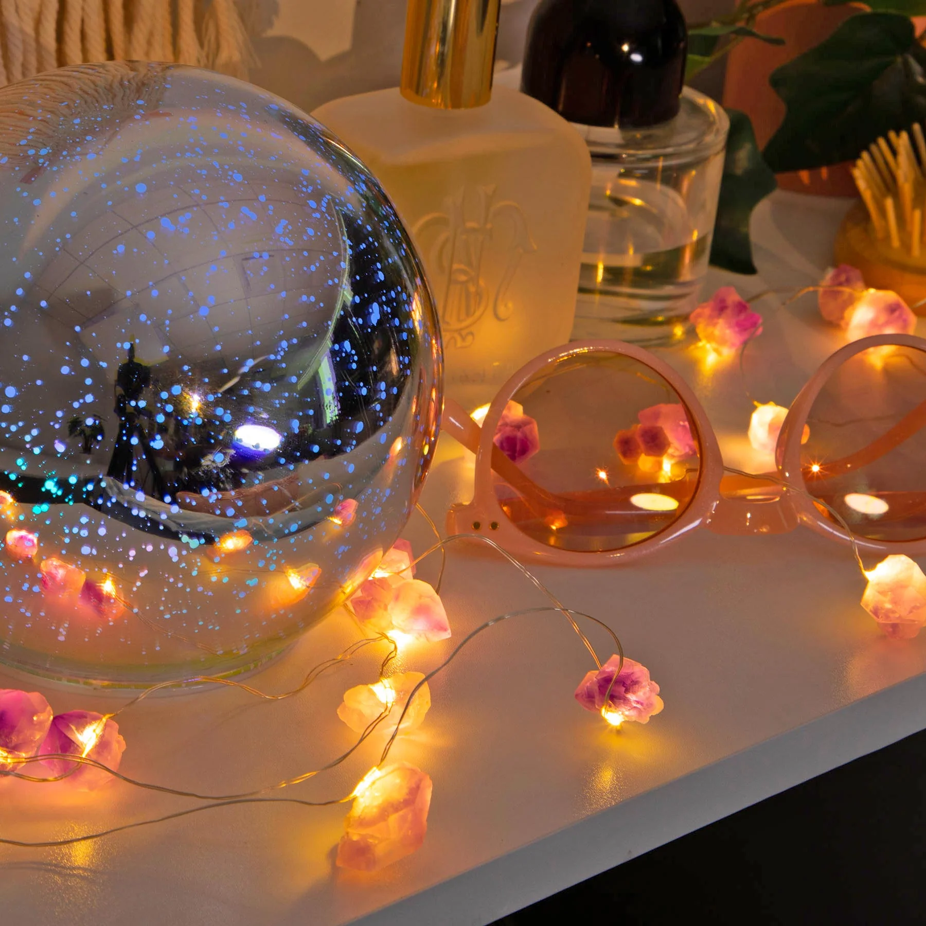 Amethyst Crystal String Lights - Image 3